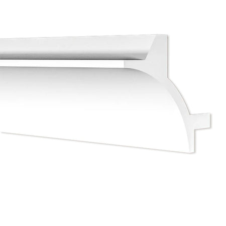 CORNICE A SOFFITTO con predisposizione LED 90x90x2000mm in POLIMERI - Polistrutturato (prezzo al metro) - Eternal Parquet