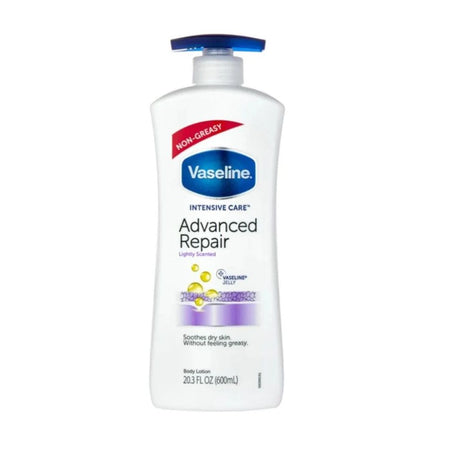 VASELINE INTENSIVE CARE ADVANCED REPAIR LIGHTLY SCENTED 600ML LOTION PER CORPO