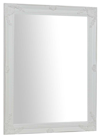 Biscottini Specchiera da appendere verticale/orizzontale L62xPR3xH82 cm finitura bianco anticato.