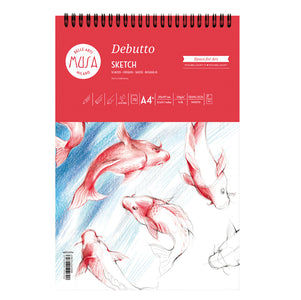 Blocco Per Schizzi Debutto A4+ - 21X29,7Cm 70Fg 120Gr Musa
