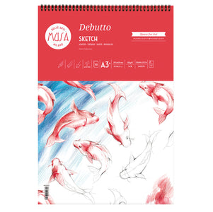 Blocco Per Schizzi Debutto A3+ - 29,7X42Cm 50Fg 120Gr Musa