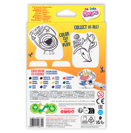 Carioca, Pennarelli Perfume, 12 pz