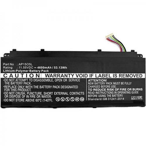 CoreParts MBXAC-BA0096 ricambio per laptop Batteria (Laptop Battery for Acer - 48.29Wh Li-Pol 11.1V 4350mAh - Black 48Wh Li-Pol 11.1V 4350mAh Black for Acer Notebook - Warranty: 12M)