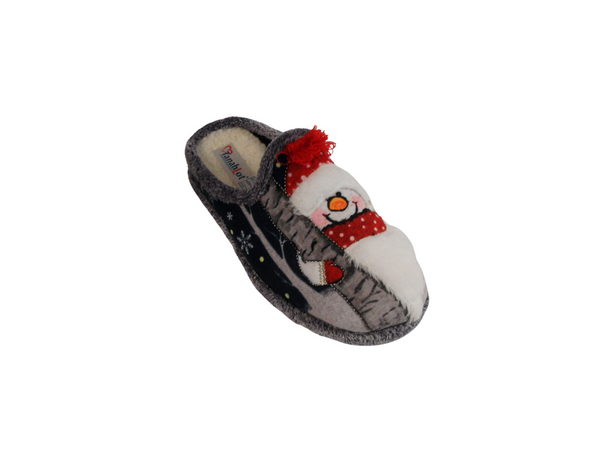 Tanahlot Ciabatta Ciniglia Pupazzo soletta estraibile Donna Blu