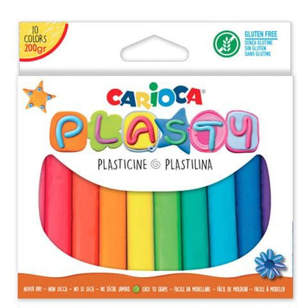 Carioca, Plastilina Plasty, 10 pezzi