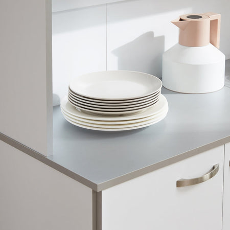 credenza alta da cucina armadio bianco , mobile pensile soggiorno 101x39x180 F801-026A