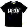 ICON t-shirt nera logo schizzato ICUS2S5T017 T-shirt ICON
