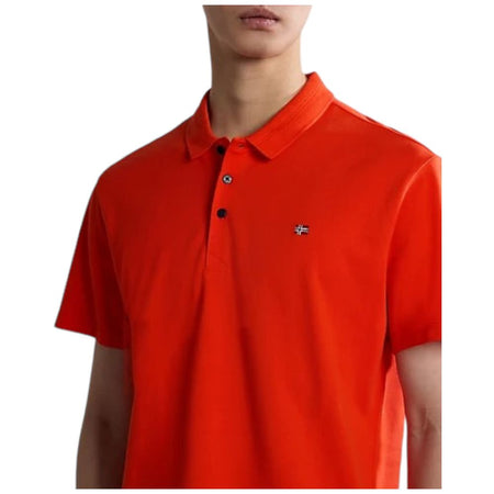 Napapijri polo rosso ciliegia  Ealis