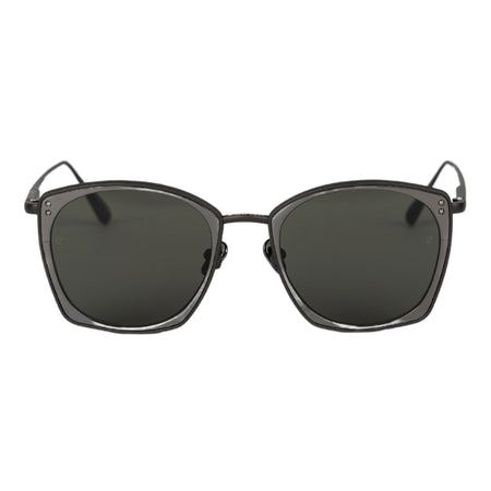 LINDA FARROW Milo Black Series occhiali da sole in nero da uomo