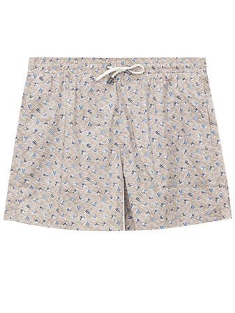 CANALI Costume Boxer con Stampa Vele Canali da uomo