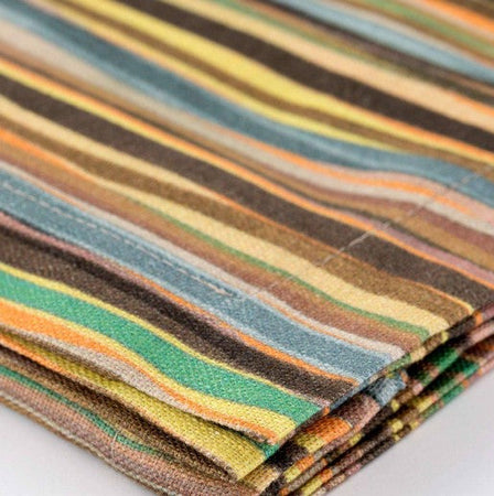 Runner Reevèr Madagascar Rigato 50x150 cm Cotone Fiammato