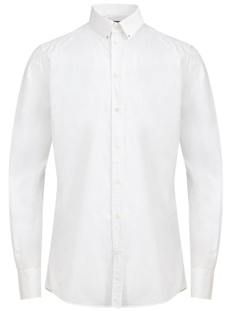 Dolce & Gabbana Camicia logo DG in cotone da uomo