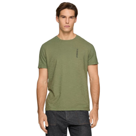 DONDUP t-shirt uomo dondup - t-shirt - verde militare da uomo