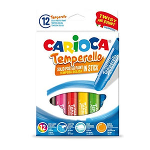 Carioca, Tempere Stick Temperello, 12 Pezzi