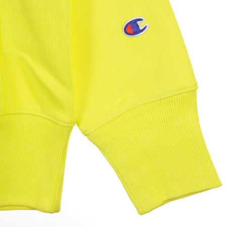 CHAMPION Felpa Cappuccio Uomo Hooded Sweatshirt Yellow da uomo