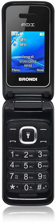 telefono cellulare brondi fox nero