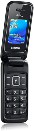 telefono cellulare brondi fox nero
