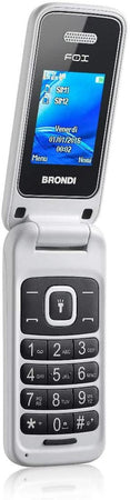 telefono cellulare brondi fox bianco