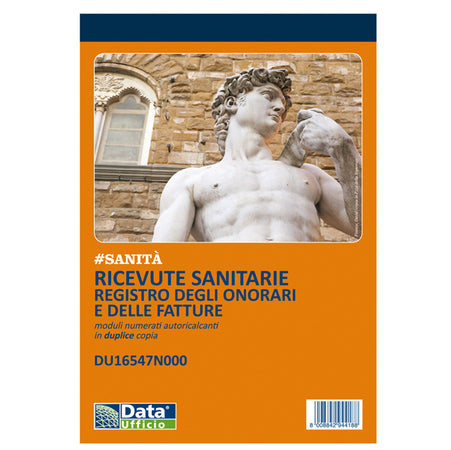 Blocco Registro Onorari/Fatture Ricevute Sanitarie 50/50 Autoric. Du16547N000