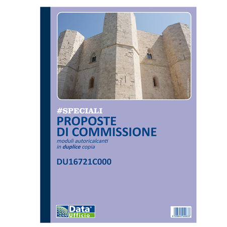 Blocco Proposte Commissione 50/50 Copie Autor. 29,7X21,5Cm Du16721C000