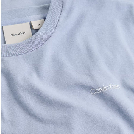 Calvin Klein t-shirt celeste micro logo K10K109894DWE T-shirt Calvin Klein