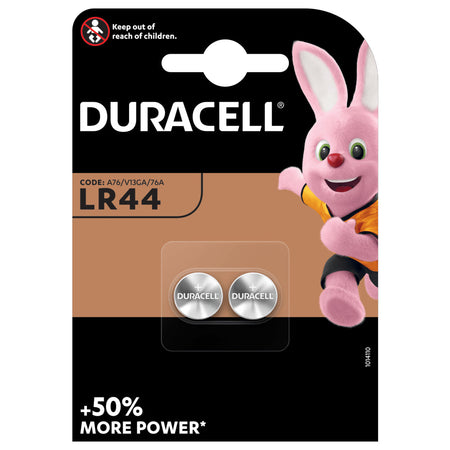 PILE DURACELL LITHIUM LR44 2Pz 100 PLUS