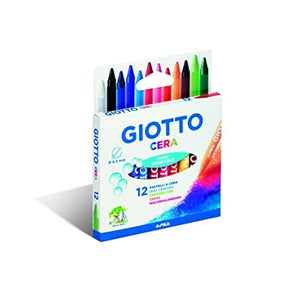 Giotto, Pastelli a Cera in Astuccio da 12 Colori