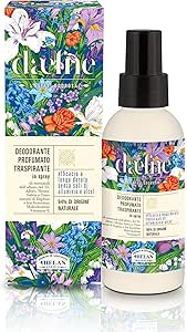 Helan Daefne - Deodorante Donna e Uomo Spray con Vitamina E e Maltodestrine Anti Odori, Profumo Deodorante Fresco 94% Origine Naturale senza Alcool, Profumi Deodoranti Lunga Durata 100ml Made in Italy