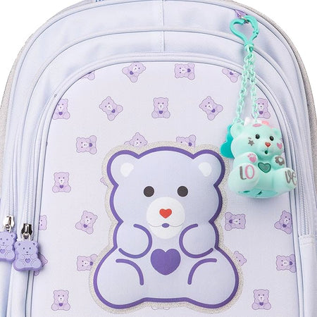 Zaino Coccolotti Classic Lilla Con Coccolotto in Omaggio Colourbook - Zaino Scuola Coccolotti, Schienale Ergonomico Imbottito, Spallacci Regolabli, Dimensioni 44x34x17, 25 litri