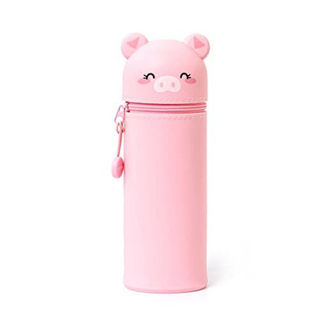 Legami Kawaii, Astuccio 2 in 1 in Morbido Silicone, Piggy