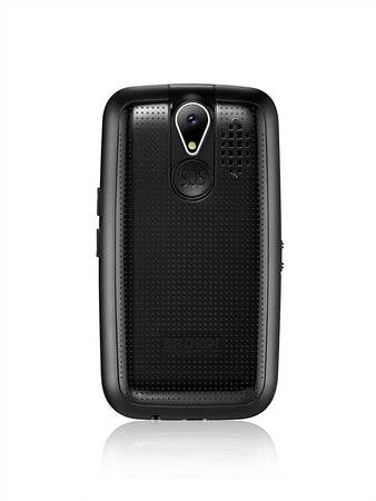 brondi amico favoloso cellulare senior gsm con flip attivo e base di ricarica nero