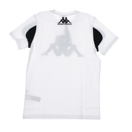 KAPPA KONTROLL Maglietta Uomo Kontroll Tee White/black da uomo