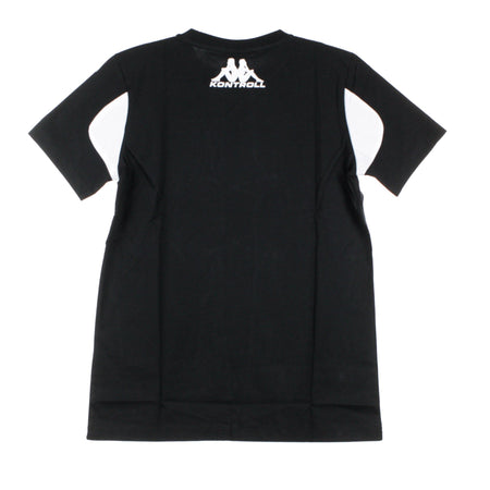 KAPPA KONTROLL Maglietta Uomo Kontroll Tee Black/white da uomo