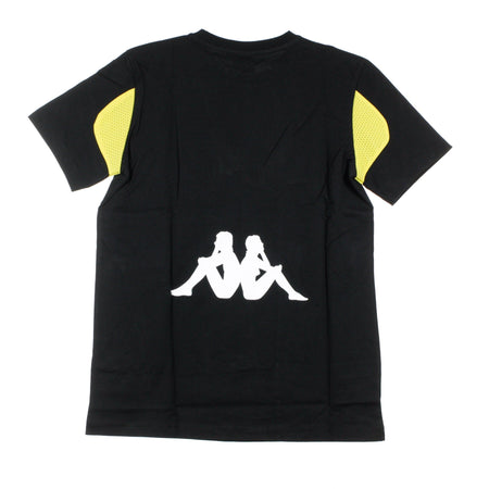 KAPPA KONTROLL Maglietta Uomo Kontroll Tee Omini Black/yellow Lemon da uomo