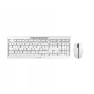CHERRY Stream Desktop Recharge tastiera Mouse incluso Universale RF Wireless QWERTY Inglese UK Grigio (CHERRYSTREAMDESKTOP - RECHARGEKEYBOARD AND MOUSE SET) - Versione UK