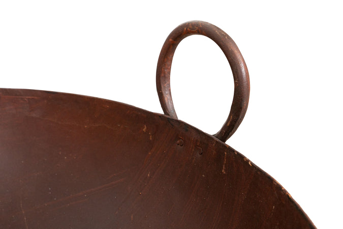 Biscottini VECCHIO CONTENITORE IN FERRO BATTUTO CON GRIGLIA E PINZA