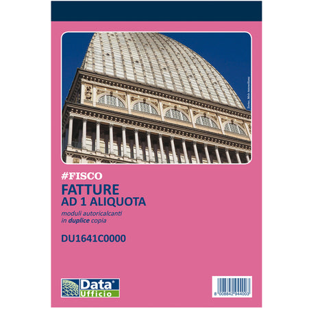 Blocco Fatture Ad 1 Aliquota 50X2 Autoricalcante Du1641C0000