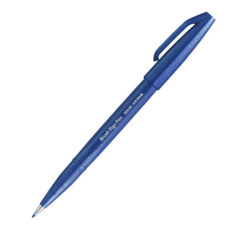 Sign Pen Brush Blu Pentel