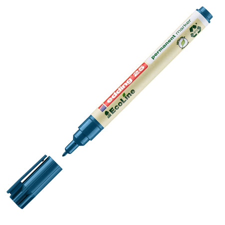 Marcatore Permanente 25 Ecoline Punta Tonda 1.0Mm Blu Edding