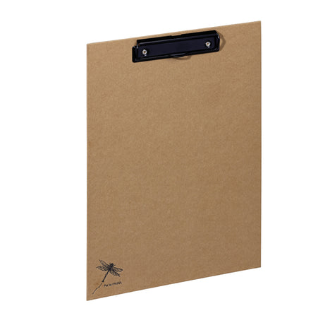 Portablocco Pure A4 In Cartone Carta Kraft C/Molla Fermafogli Pagna