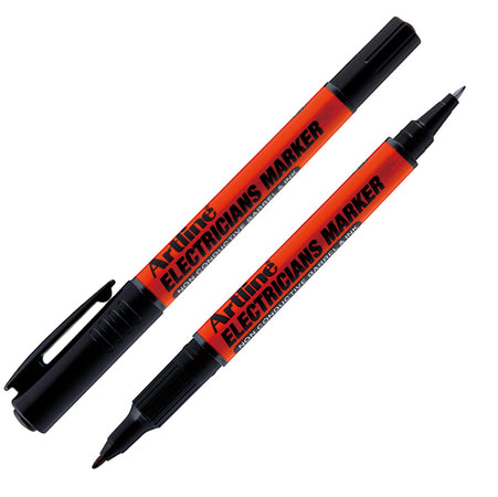 Marcatore Permanente A Doppia Punta 0,4 E 1,0 Mm Per Elettricisti Nero Artline