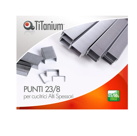 Scatola 1000 Punti 23/8 Titanium