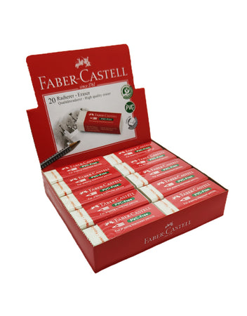 Confezione 20 gomma da cancellare Faber-Castel PVC Free
