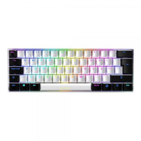 Tastiera Sharkoon SKILLER SGK50 S4 White - Meccanica - Usb - Rgb - Colore Bianco