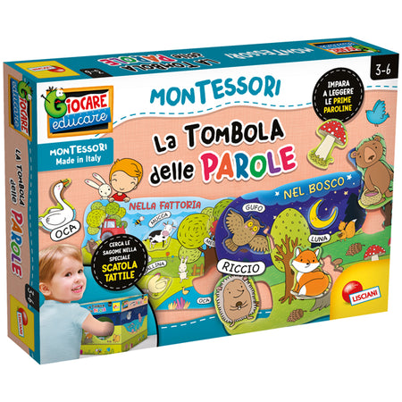 La Tombola Delle Parole Montessori Maxi Lisciani