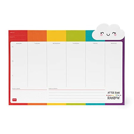 Legami, Planning da Scrivania, Smart Week, Tema Rainbow
