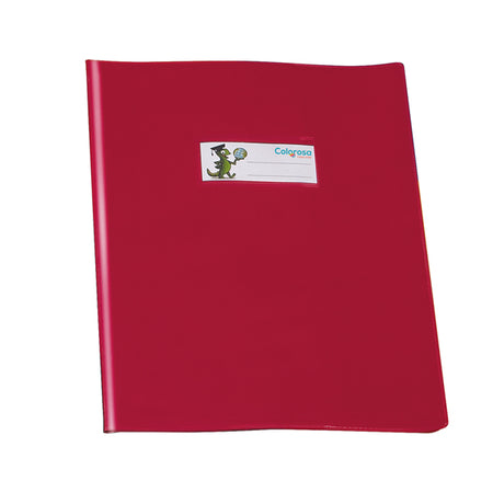 Copriquaderno Pvc Lucido Coprente Greenline A5 C/Alette Rosso Riplast