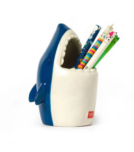 Legami, Portapenne in Ceramica Da Scrivania, Tema Shark