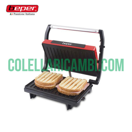 Tostiera Deluxe Elettrica con Piastra Regolabile 700W Beper