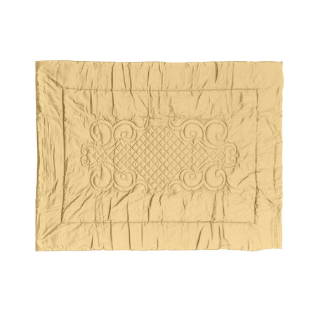 Plaid Arredo 140 x 180 cm in Raso di puro cotone Grano - Vanita di raso